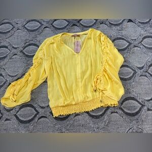 Philosophy Yellow Blouse